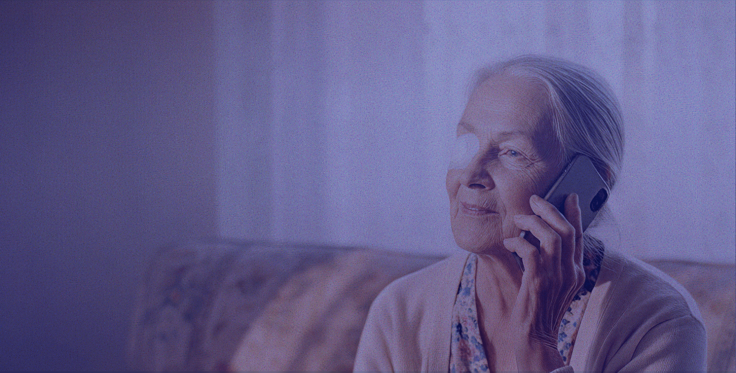 Healthcare professional on phone with patient